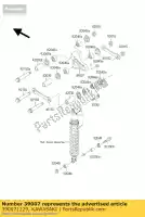 390071229, Kawasaki, Arm-susp, uni trak kawasaki kdx  h kdx200 200 , Nuovo