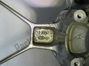 aprilia 854792 roue arrière, aluminium, 17 pouces, 6, 10 rayons - image 9 de 14