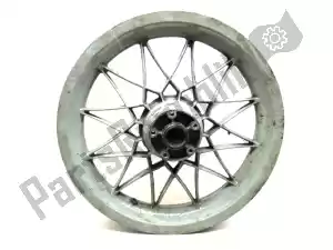 Aprilia AP8208187 rear wheel, gray, 16 inch, 3.00 y, 24 spokes - Upper part