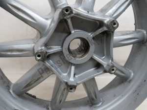 aprilia 666323 rear wheel, gray, 14 inch, 3.75 j, 10 spokes - Plain view