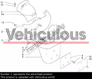 piaggio 57557050D1 painel traseiro - imagem 18 de 18