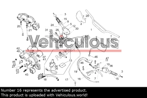 aprilia AP8114296 cable del embrague - Lado inferior