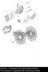 triumph t2020375 caliper assy, lh - Bottom side