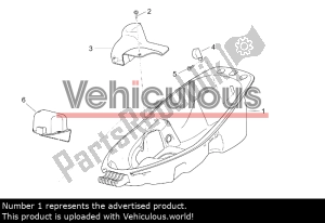 aprilia AP8179447 helmcompartiment - Midden