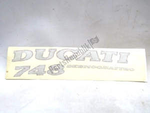Ducati 43710821A aufkleber gesetzt - Oberseite