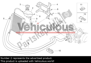 aprilia AP8238750 coolant tank - Lower part