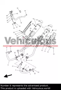 yamaha 5VKE47110000 silenciador de escape - imagen 12 de 13