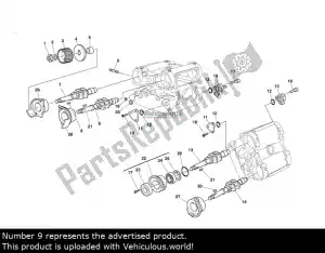 Ducati 14810011A vertical intake camshaft - Right side