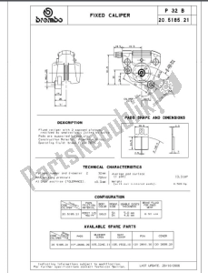 brembo 20518521 brake caliper - image 12 of 16