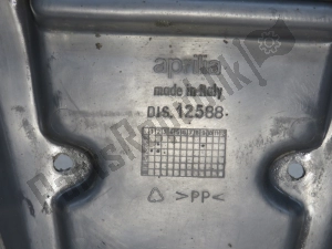 aprilia AP8126458 kennzeichenhalter, schwarz - Einfache Ansicht