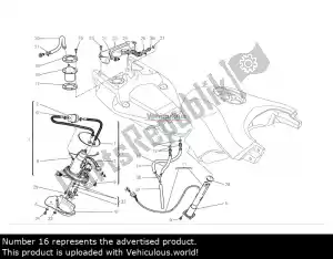 ducati 59340181a réservoir de soupape de reniflard - Partie supérieure