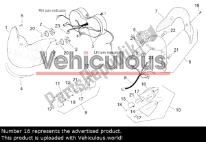 aprilia AP8224212 turn indicator - Upper part