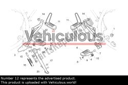 Aprilia AP8135862, Voetsteun beugel, OEM: Aprilia AP8135862