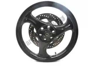 Aprilia AP8208335 roue avant, noir, 16, 2,15, 3 - Milieu