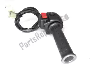 aprilia 893622 throttle handle, with throttle cables - Left side