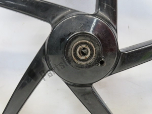 aprilia AP8128119 frontwheel, black, 17, 2.50, 5 - Lower part