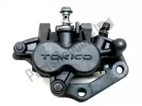 430805028DJ, Kawasaki, brake caliper, black, front, front brake, right, 2 pistons Kawasaki Suzuki Z ER-6N ER-6F SV GSF GSX-R ZR-7 RV DL KLE GS W GSX Special Edition ZR-7S 750 650 600 125 1000 500 800 200 J A S U Bandit U3 B SA X XU2 VanVan V-Strom Anniversary Versys SU SUA U2 C F UA Cafe Style XU3 Final ER650 SF EJ800 H ZR750 EX650, Used