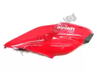 48010811BA, Ducati, kuipdelen, rood, rechts Ducati S Supersport 620 900 750 1000 i.e Sport Carenata SS Nuda, Gebruikt