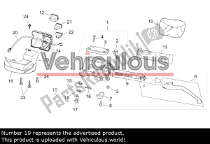 aprilia AP8133533 tubo freno posteriore - Parte inferiore