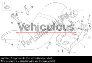 aprilia AP8126515 cover under saddle - image 10 of 12