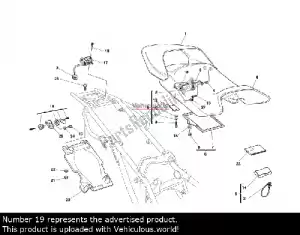 Ducati 59840191A verrouillage du siège - Partie supérieure