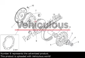 aprilia AP5RMR000234 pulley - Lower part