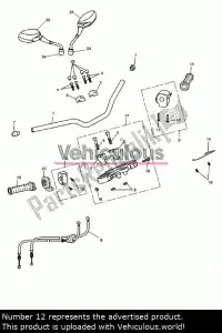 triumph t2040096 switch assy, ??guiador, rh - Lado inferior