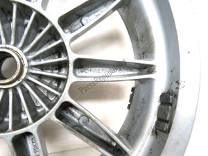 aprilia 666323 rear wheel, gray, 14 inch, 3.75 j, 10 spokes - image 10 of 14