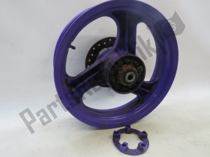 aprilia AP8108621 roue arrière, violet, 17, 4,00, 3 - Face supérieure