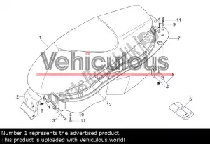 aprilia AP8129181 zadel - afbeelding 13 van 14