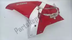 Here you can order the upper half-fairing l. H red from Ducati, with part number 48012273BA: