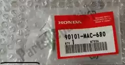 Here you can order the bolt from Honda, with part number 90101MAC680: