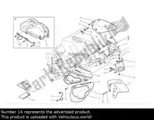 ducati 82713001a aluminium plaat - Bovenste deel