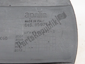 aprilia 859764 b?otnik tylny, czarny - Prawa strona