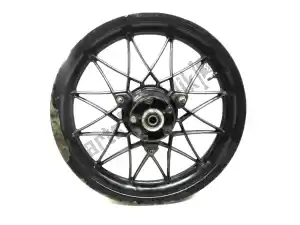 Aprilia AP8208187 rear wheel, black, 16 inch, 3 j, 24 spokes - Middle