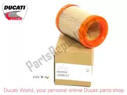 Here you can order the air filter from Ducati, with part number 42610191A: