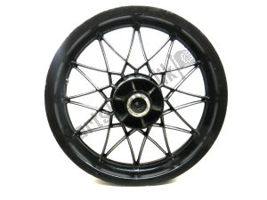 aprilia AP8208292 rear wheel, black, 16 inch, 3.00 y, 24 spokes - image 9 of 10
