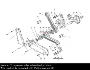 ducati 24510481a copertura della cinghia dentata orizzontale - Parte inferiore