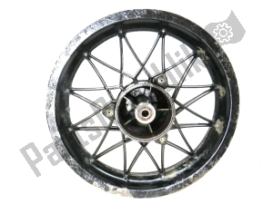 aprilia AP8208187 rear wheel, black, 16 inch, 3.00 y, 24 spokes - image 11 of 12