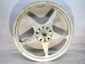 aprilia AP8208236 frontwheel, white, 16 inch, 2.15, 5 spokes - Middle
