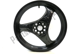Aprilia AP8208337, Rear wheel, black, 17, 2.75, 3, OEM: Aprilia AP8208337