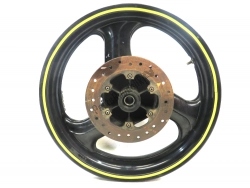 Aprilia AP8108565, Rear wheel, black, 17, 4.00, 3, OEM: Aprilia AP8108565