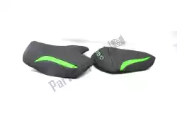 Here you can order the saddle, black green from Kawasaki, with part number 5306663066A: