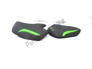 Kawasaki 5306663066a saddle, black green - Bottom side