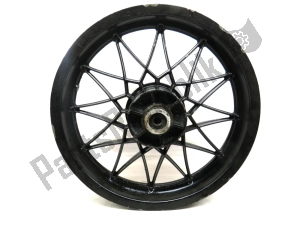 aprilia AP8208292 rear wheel, black, 16 inch, 3.00 y, 24 spokes - Middle