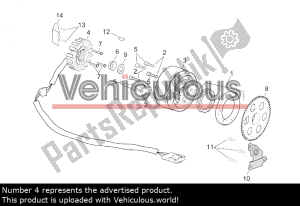 aprilia AP8560100 wisselstroomdynamo - Midden