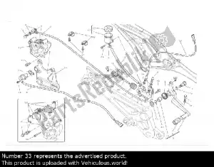 Ducati 61340871A pastiglie dei freni - Parte superiore