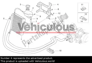 aprilia AP8232941 bracket, radiator - Lower part