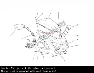 ducati 48710341a parabrezza - immagine 9 di 17