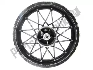 Aprilia AP8208187 rear wheel, black, 16 inch, 3.00 y, 24 spokes - image 9 of 10